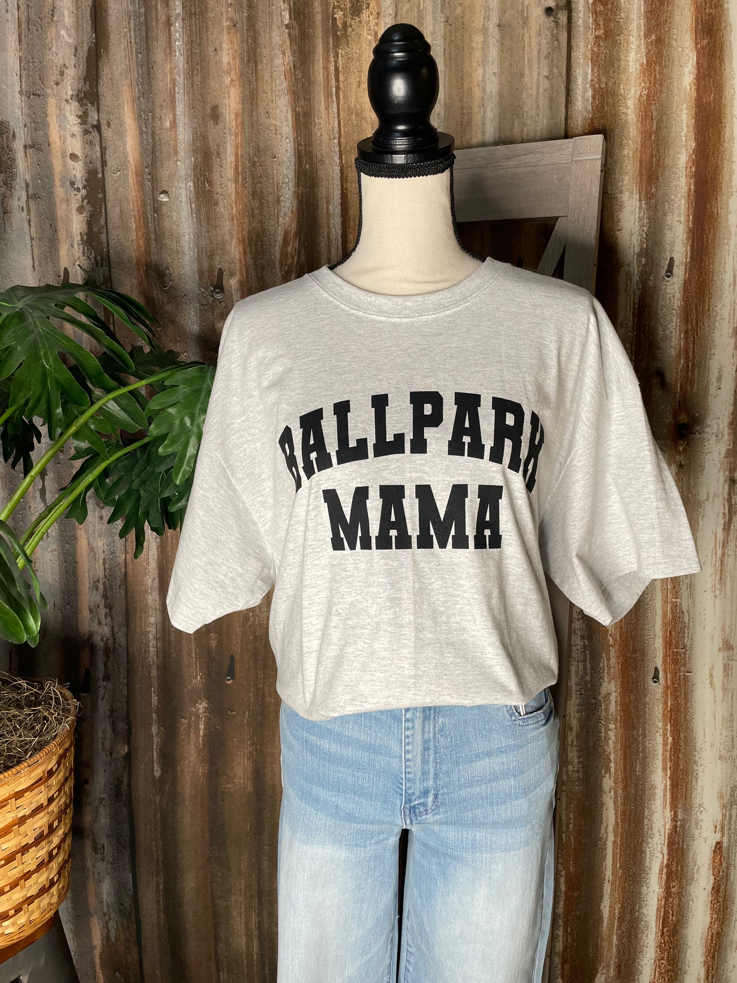 WOMENS GRAPHIC T-SHIRT BALLPARK MAMA