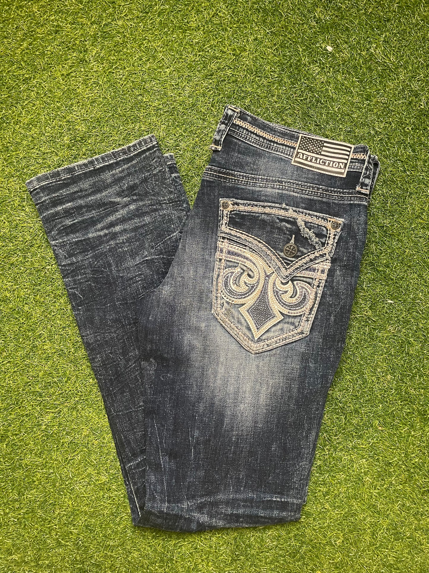 MEN’S AFFLICTION JEANS GAGE FLEUR HAWKEYE