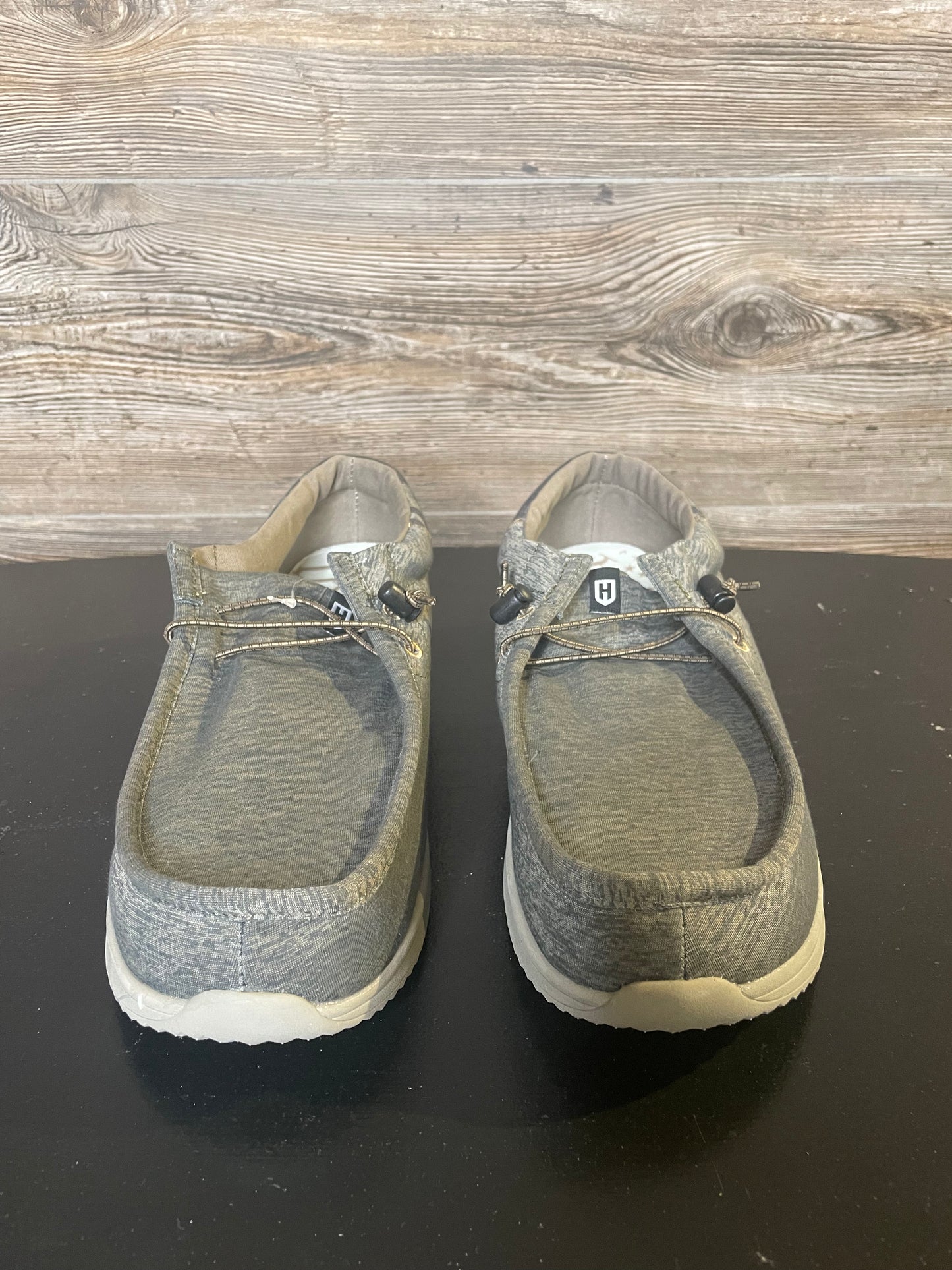 MEN’S LACED CAMO GREY LOAFER SHOE
