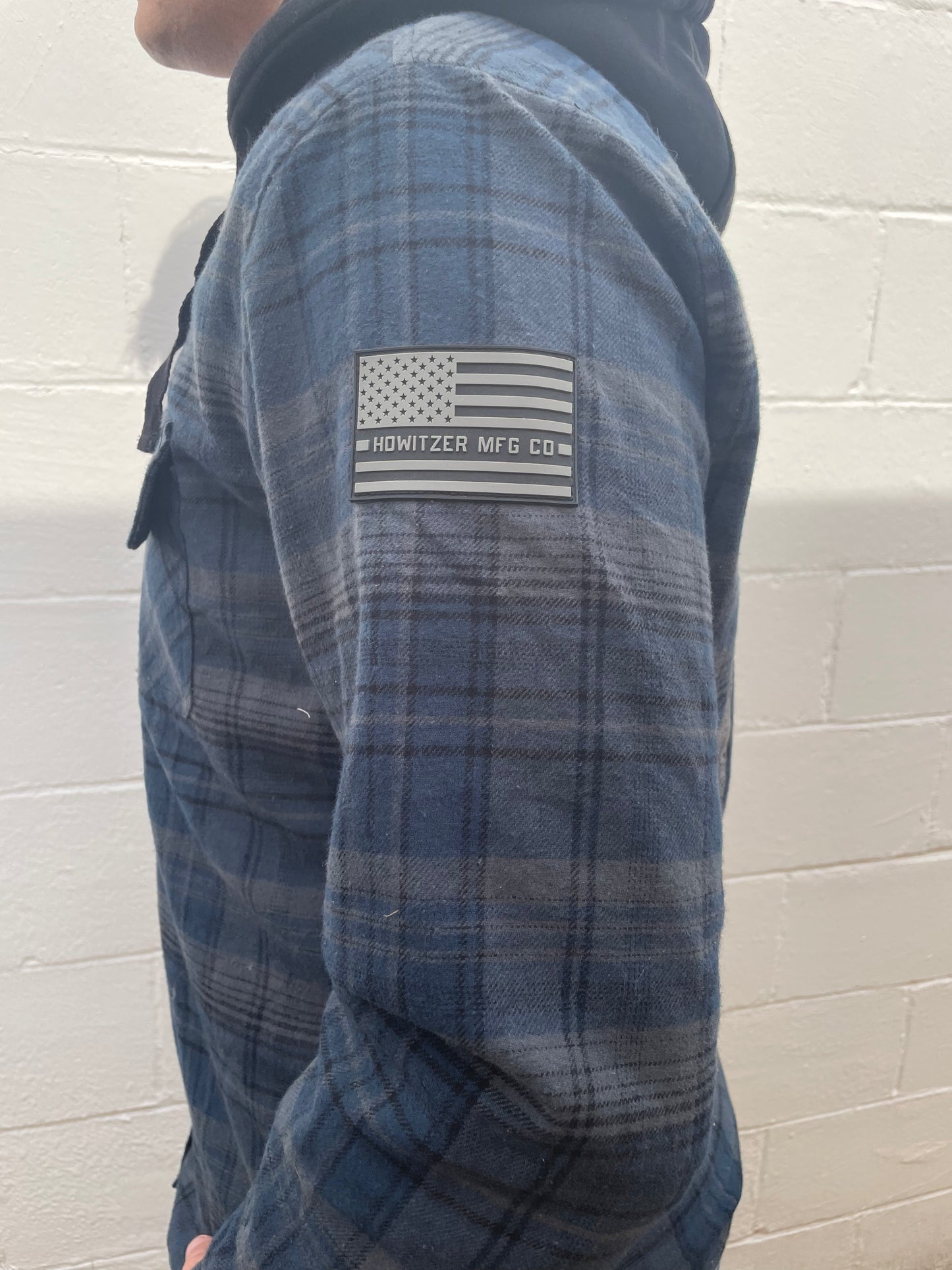 MEN'S PLAID LONG SLEEVE HOODIE