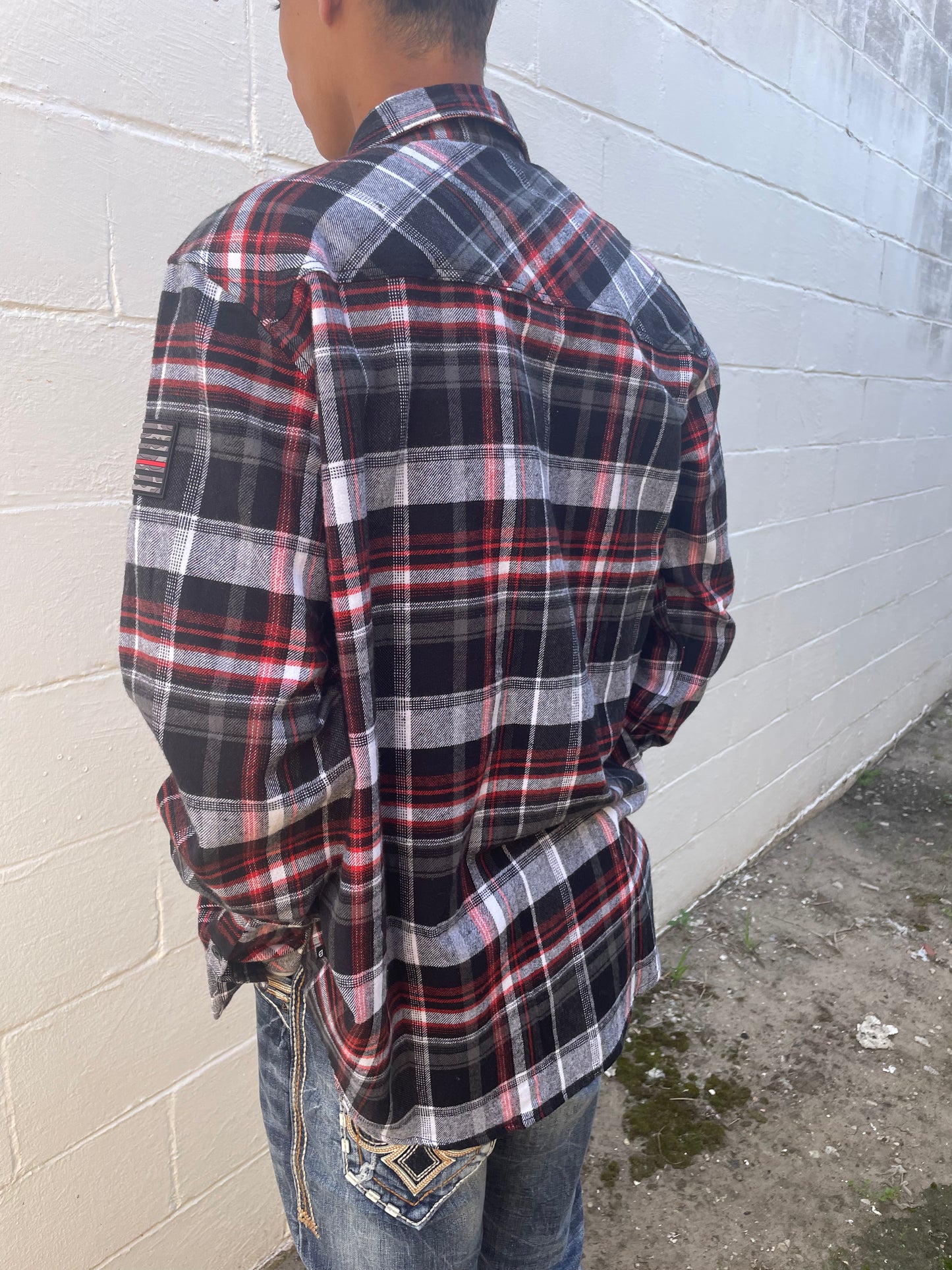 MEN'S PLAID LONG SLEEVE SHIRT