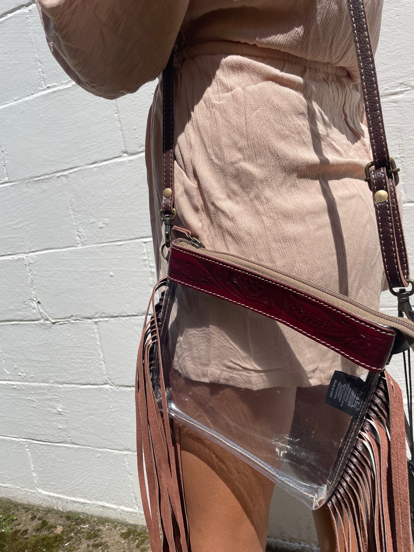 WOMENS INTRICATE CLEAR BAG