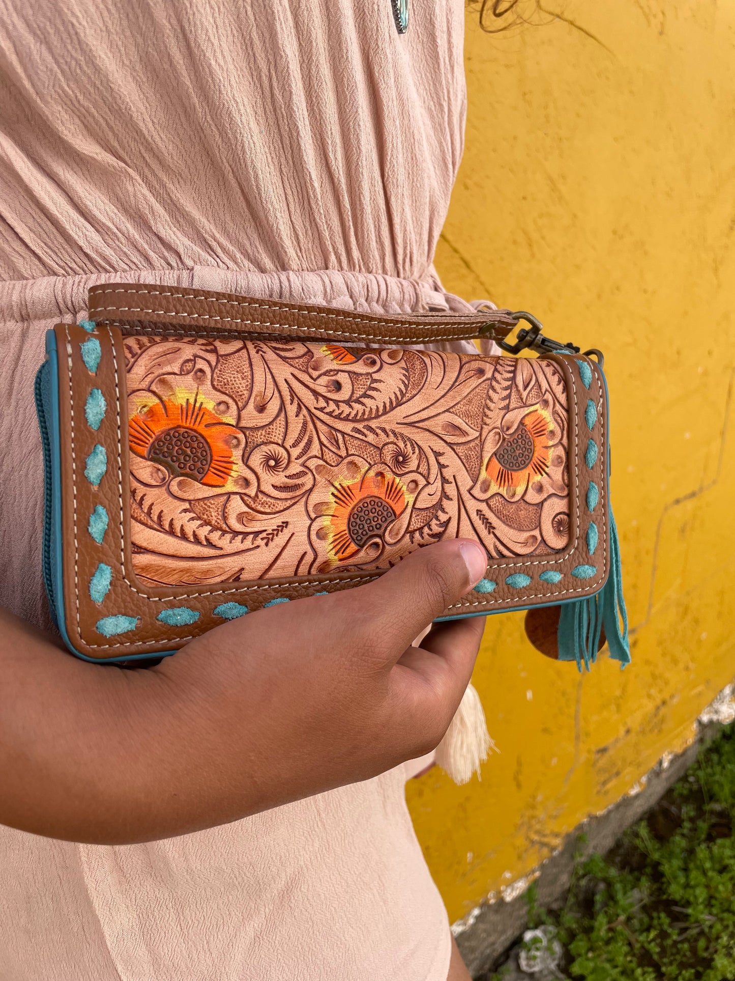 WOMENS LEATHER LURID WALLET