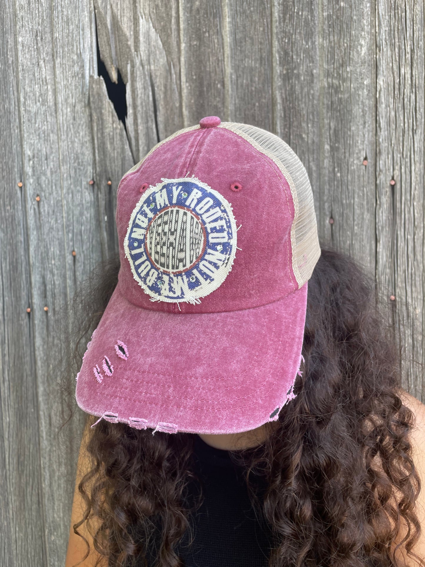 WOMENS NOT MY RODEO CAP