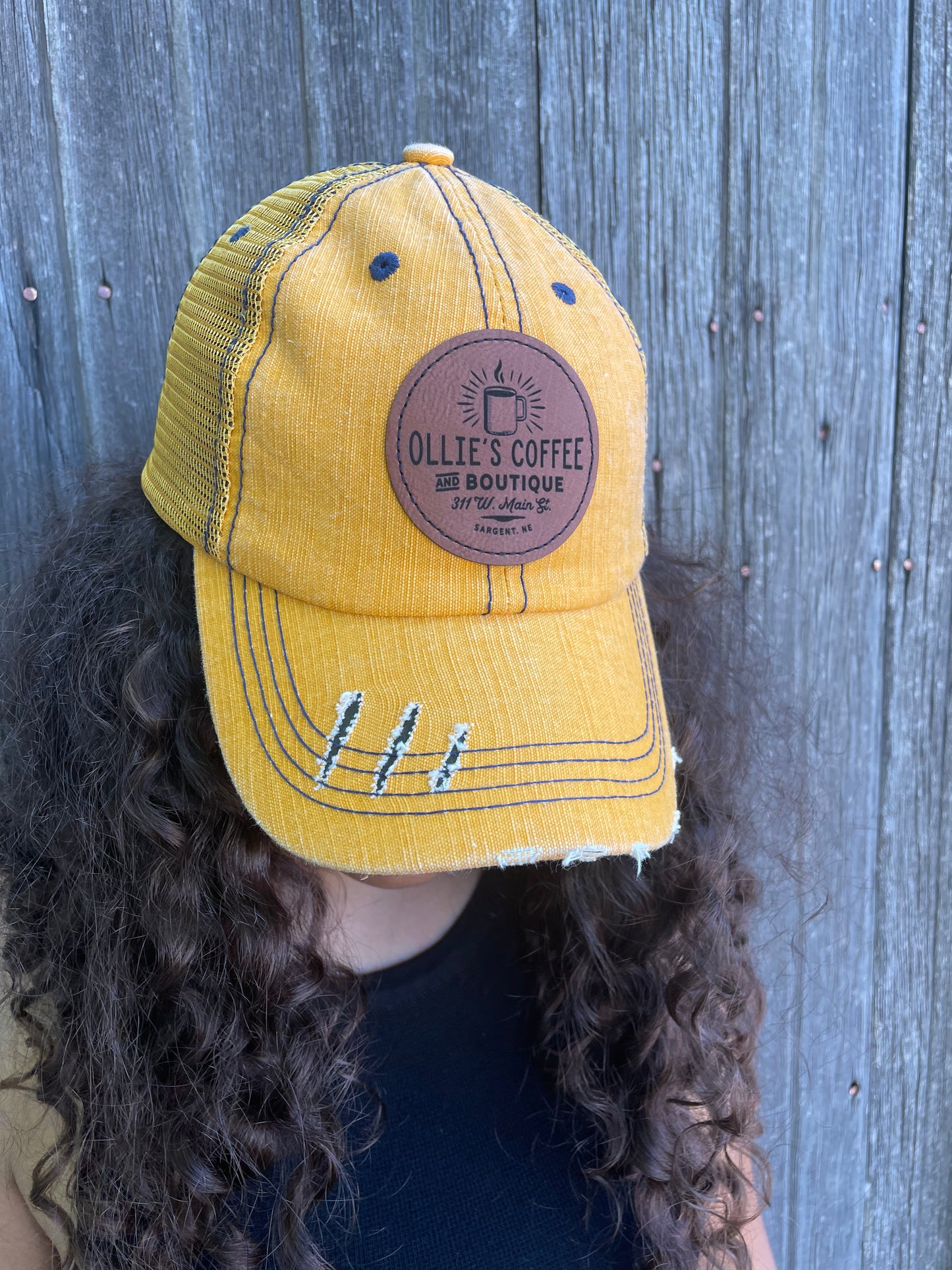 UNISEX OLLIES YELLOW BALL CAP