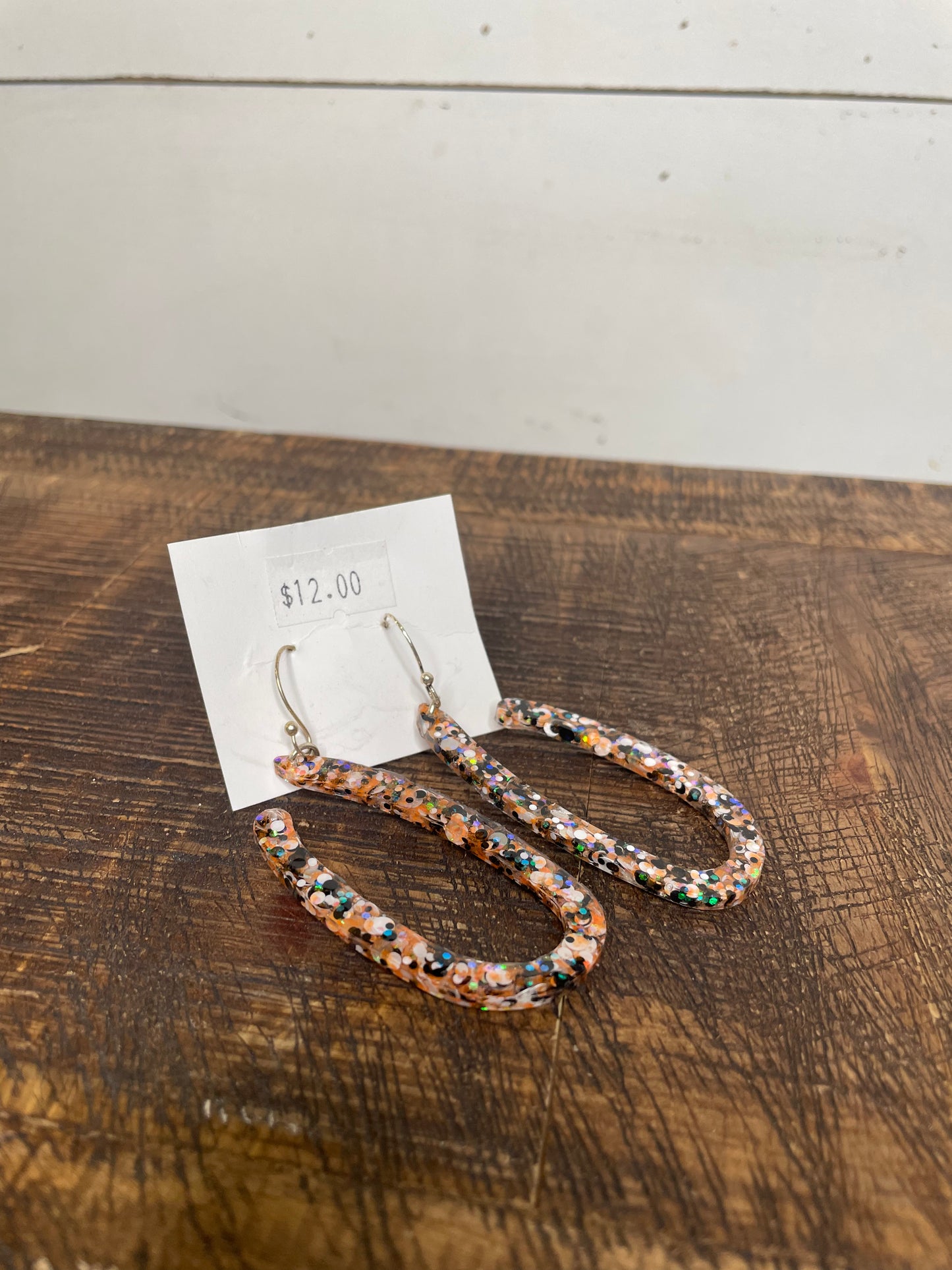 GLITTER EPOXY EARRINGS