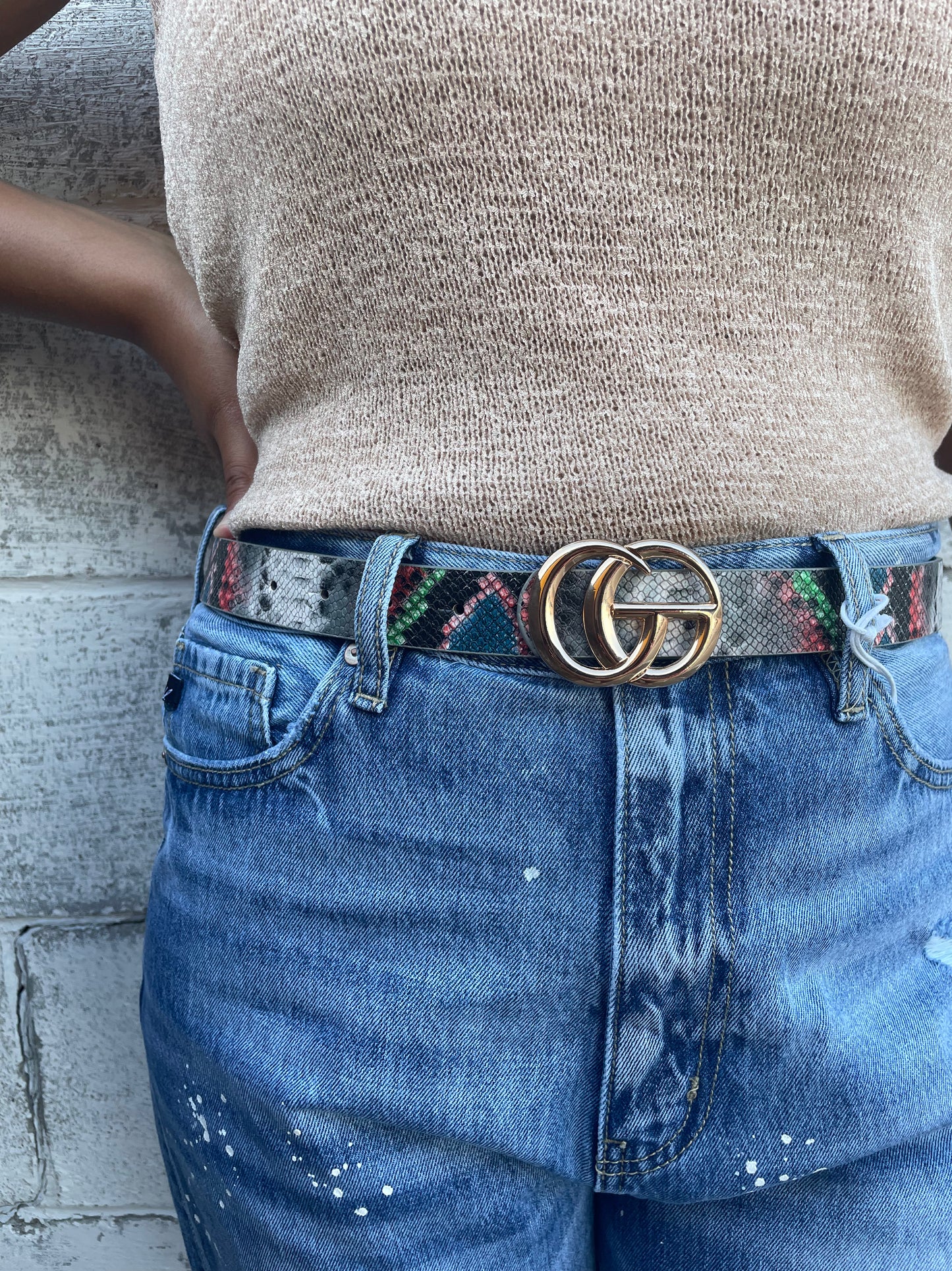 COLORFUL PRINT 1" BELT