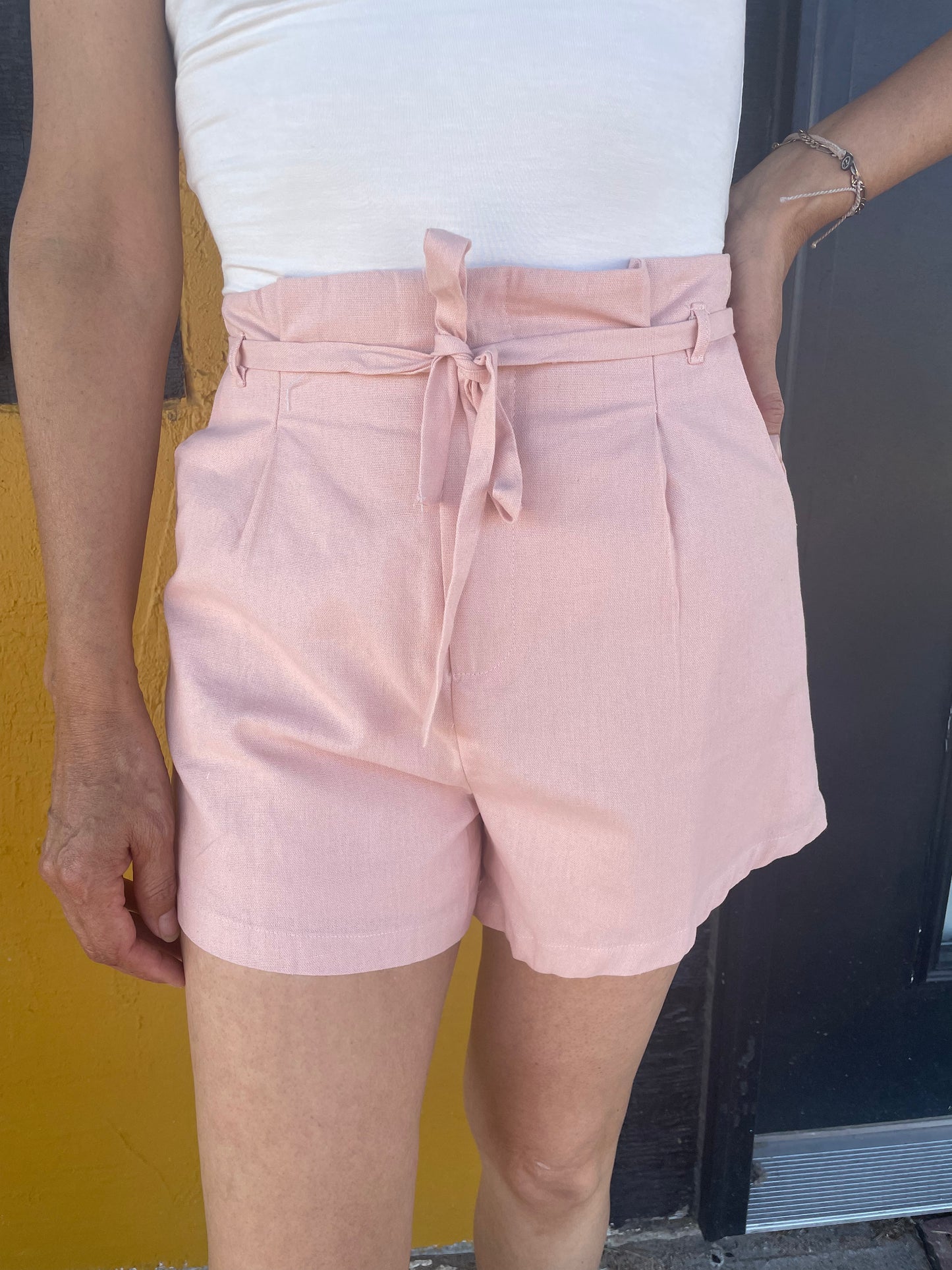 WOMENS BLUSH SHORTS