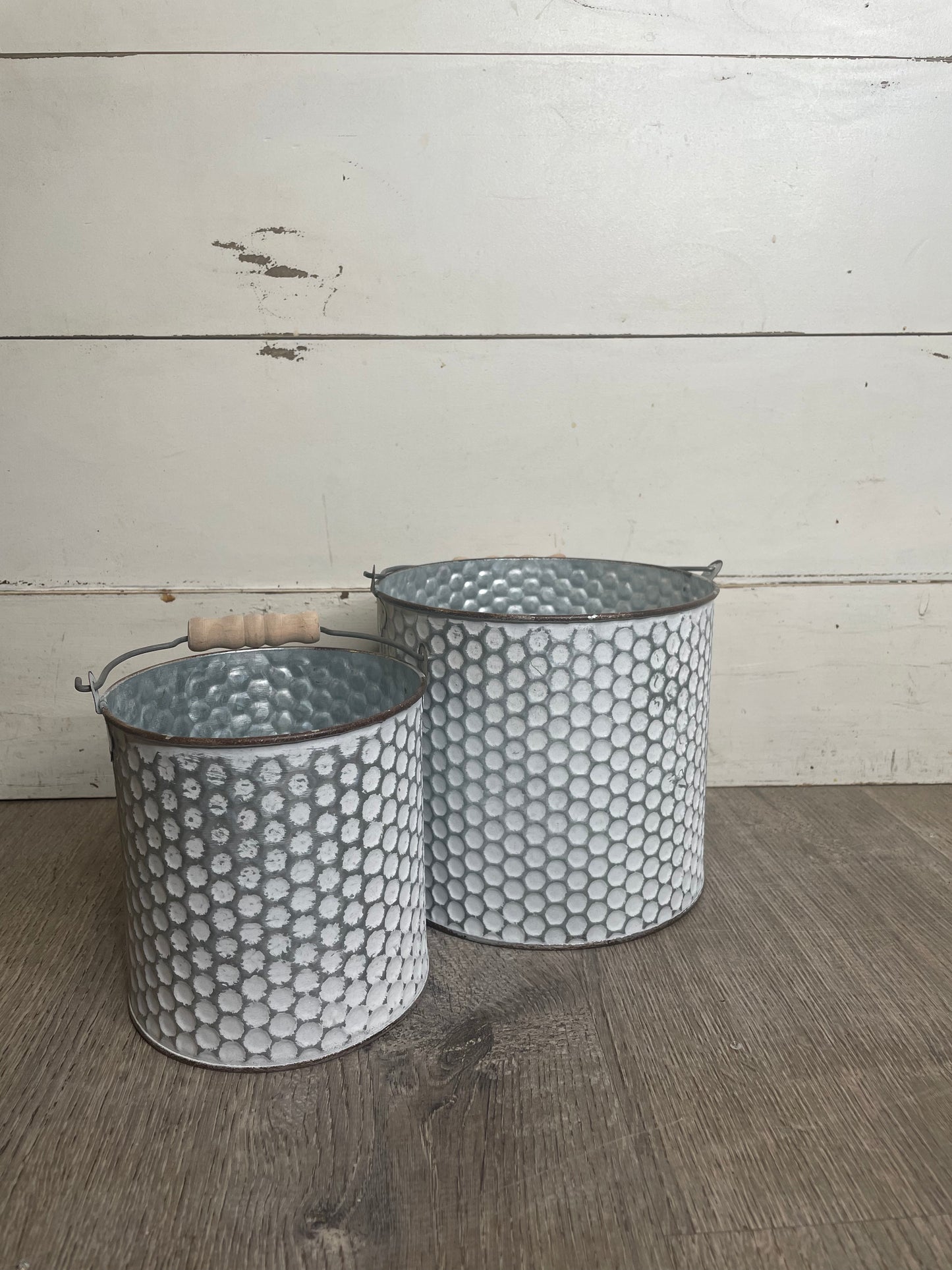 METAL BUCKET SET HONEYCOMB
