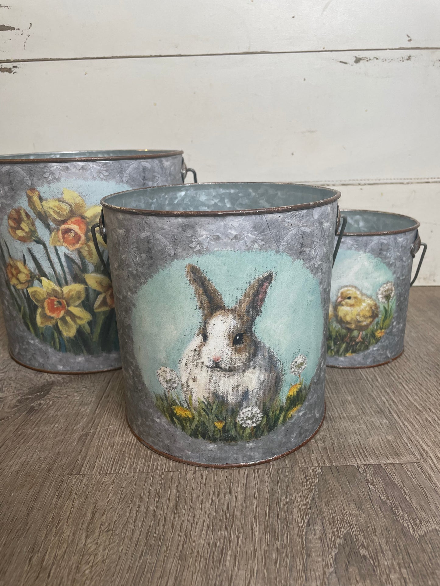 METAL BUCKET FARM SET