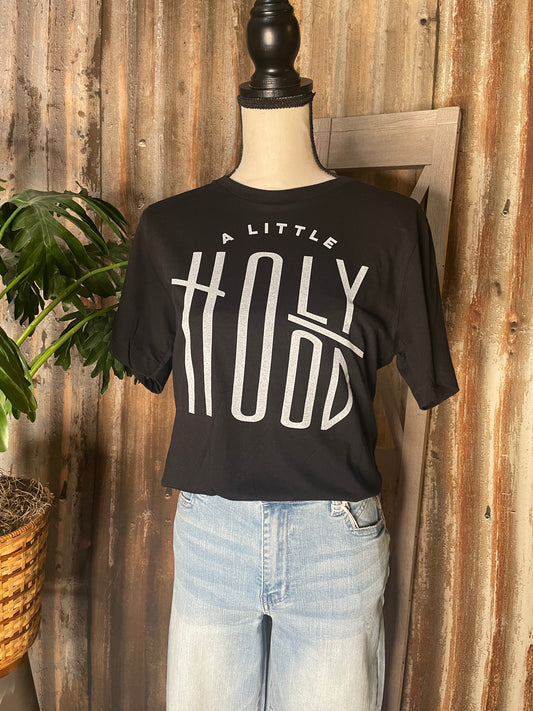 SHORT SLEEVE GRAPHIC BLACK T-SHIRT