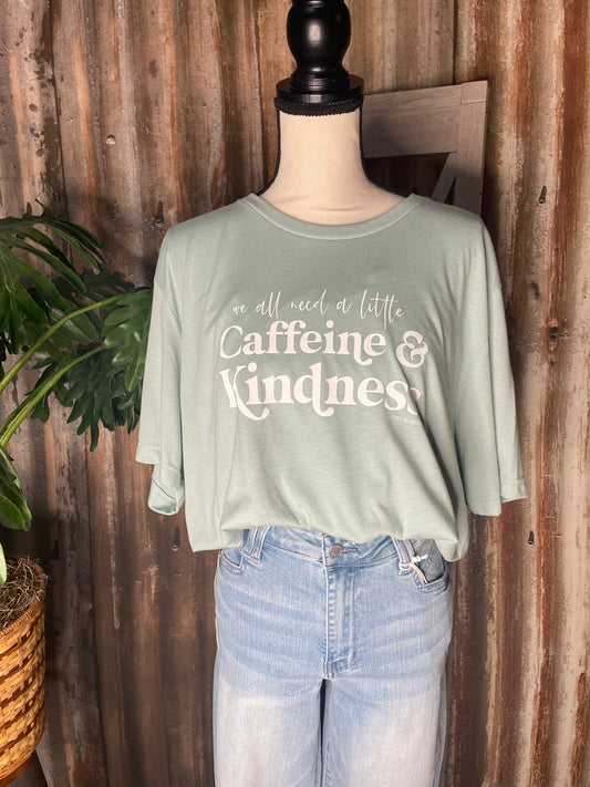 SHORT SLEEVE GRAPHIC DUSTY MINT T-SHIRT