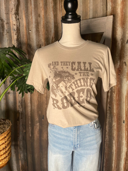 WOMENS GRAPHIC T-SHIRT RODEO