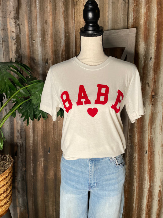 WOMENS GRAPHIC T-SHIRT BABE