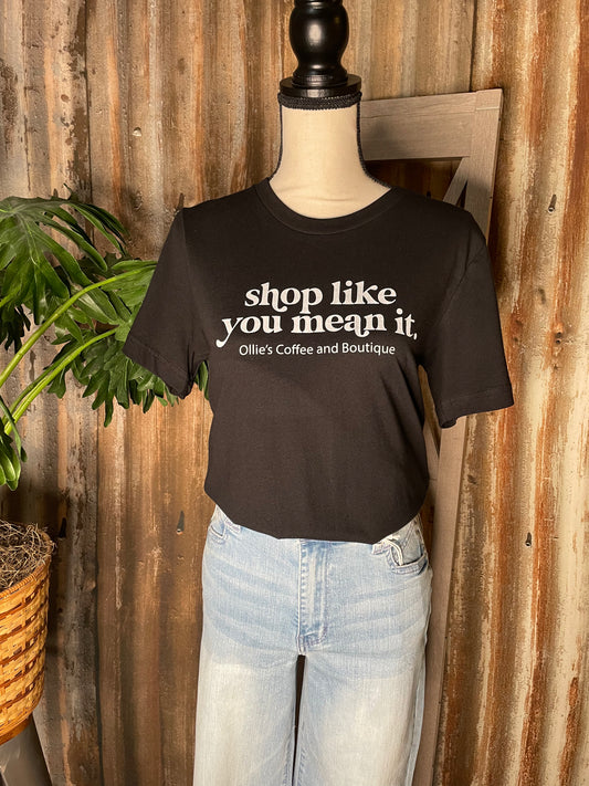 SHORT SLEEVE GRAPHIC BLACK T-SHIRT