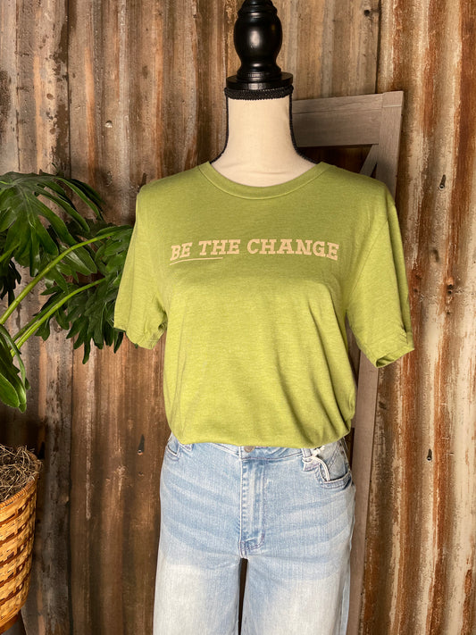 SHORT SLEEVE GRAPHIC OLIVE T-SHIRT