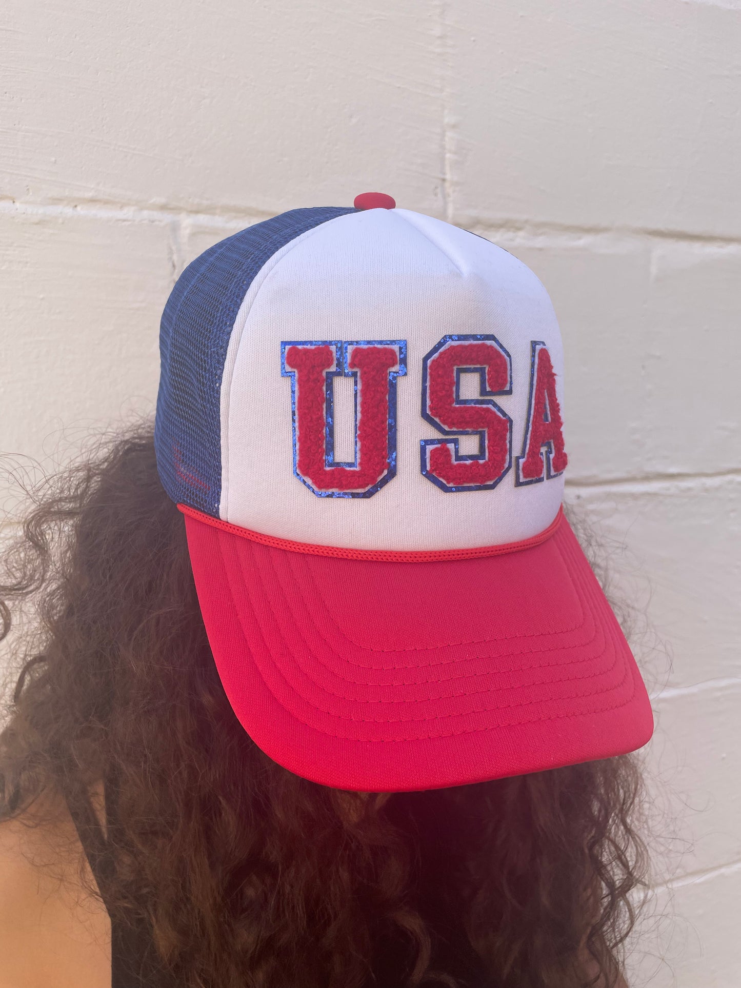 WOMENS USA BALL CAP